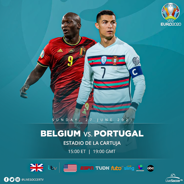 Belgium, Portugal, UEFA Euro 2020, Broadcast Listings
