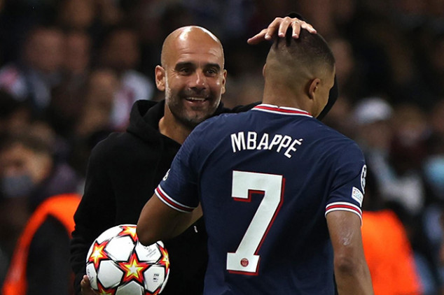 WATCH: Pep gives cheeky response to Mbappe links