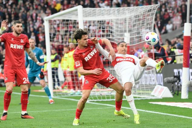 Stuttgart empata em casa com Colônia (1-1) e segue em 3º na Bundesliga