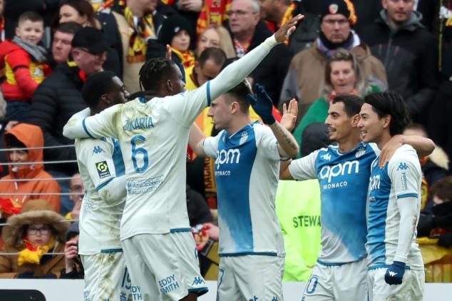 Ligue 1: Monaco enfonce Lens (3-2) et se relance