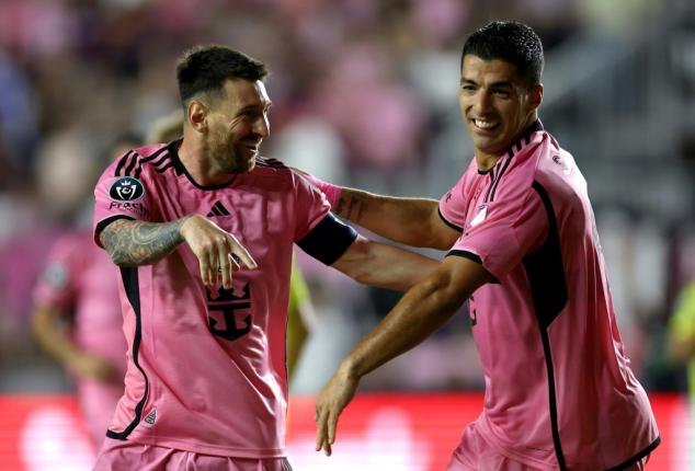 Foot: Messi et Suarez envoient Miami en quart de Coupe des champions Concacaf