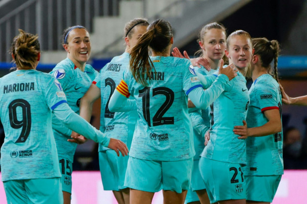 El Barça se acerca a 'semis' de Champions femenina tras ganar en Noruega