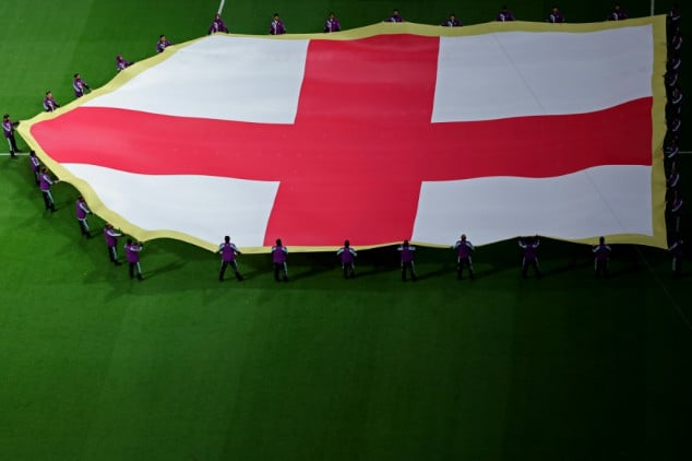 Flag change on new England football kit causes uproar