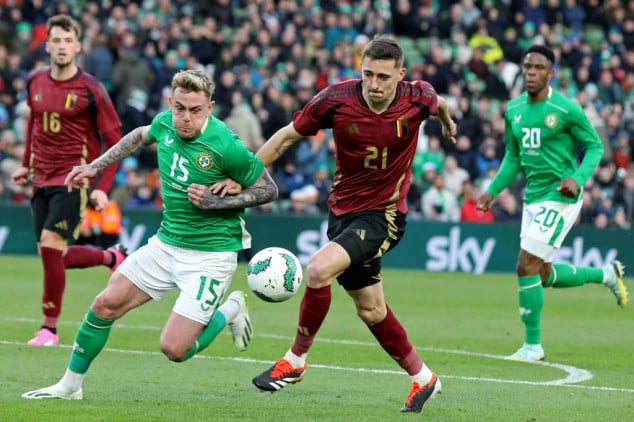 Ferguson misses penalty as Ireland hold Belgium to 0-0 draw