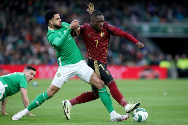 Una Bélgica mermada por las bajas no pasa del empate en Irlanda
