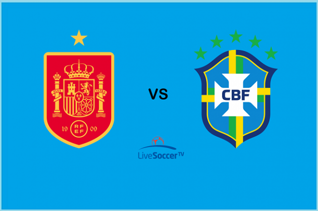 Spain vs Brazil broadcast and streaming info