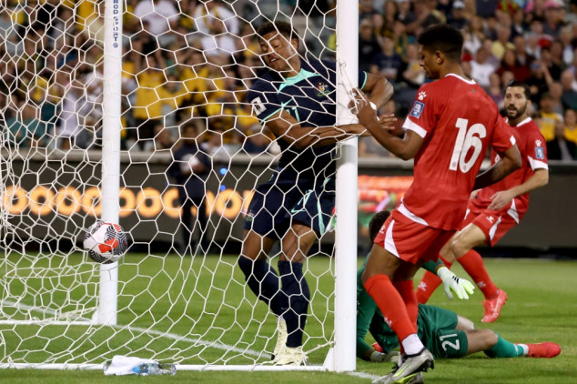 Australia advance in World Cup qualifying after drubbing Lebanon