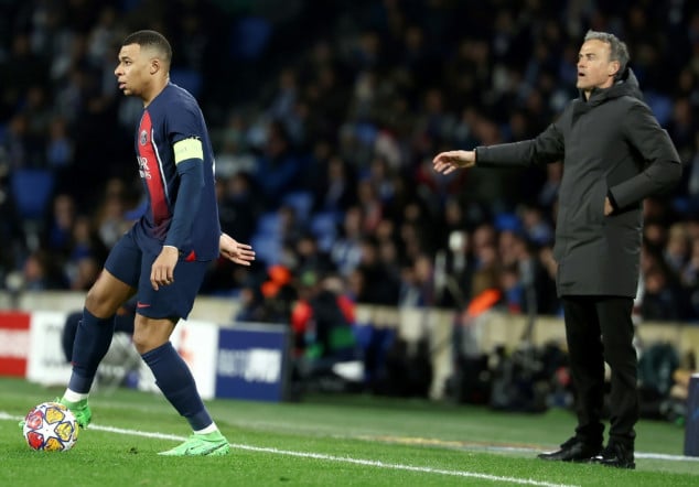 PSG coach Luis Enrique 'very happy' with Mbappe ahead of French Cup semi