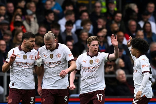 De Bruyne inspires Man City comeback at Crystal Palace