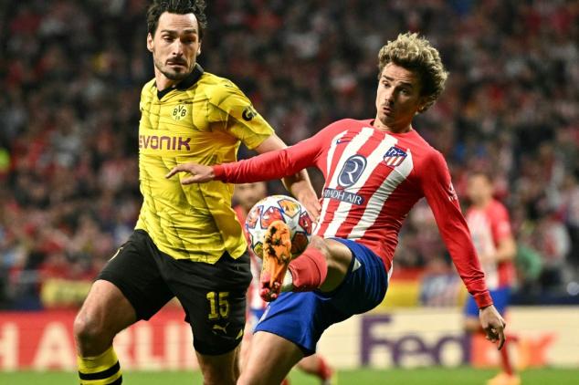 C1: l'Atlético Madrid prend l'avantage contre Dortmund, Haller maintient l'espoir