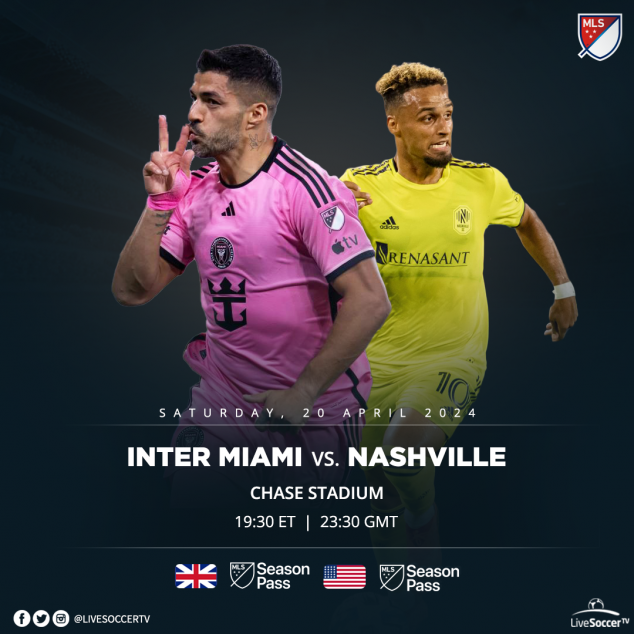 Inter Miami, Nashville, MLS, Broadcast Listings
