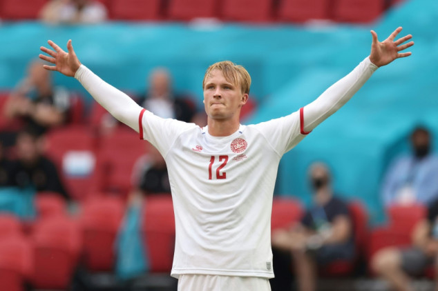 Dolberg keeps place for free-scoring Danes against Czech Republic