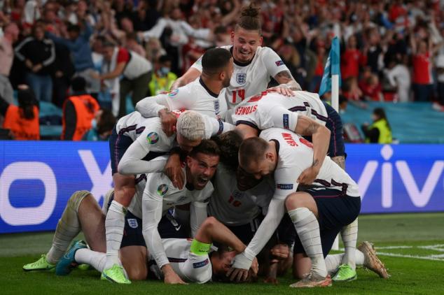 England survive Denmark scare to reach first major final in 55 years