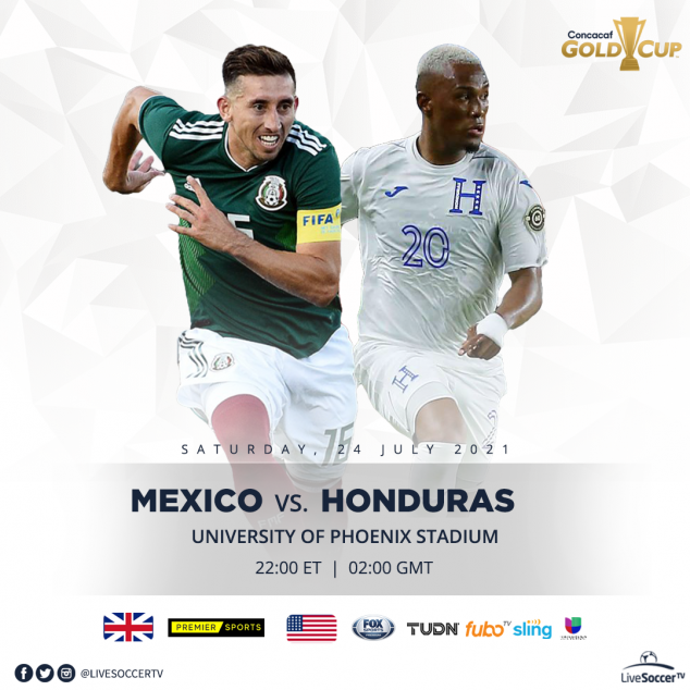 Mexico, Honduras, Gold Cup, Broadcast Listings