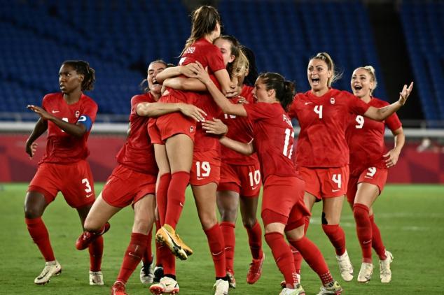 Canada edge Sweden on penalties to win Olympic women's football gold