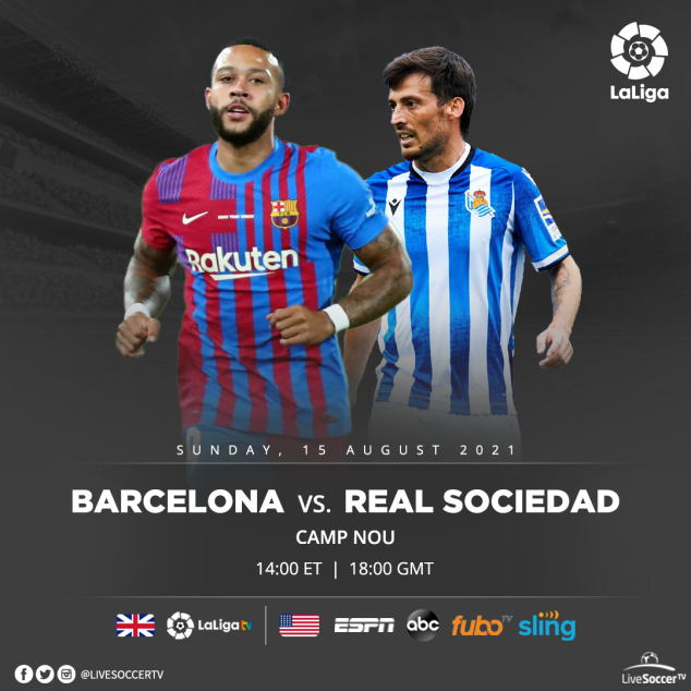 Barcelona, Real Sociedad, La Liga, Broadcast Listings