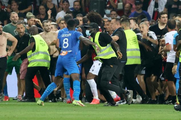 French league calls for 'collective action' after Nice-Marseille fan trouble