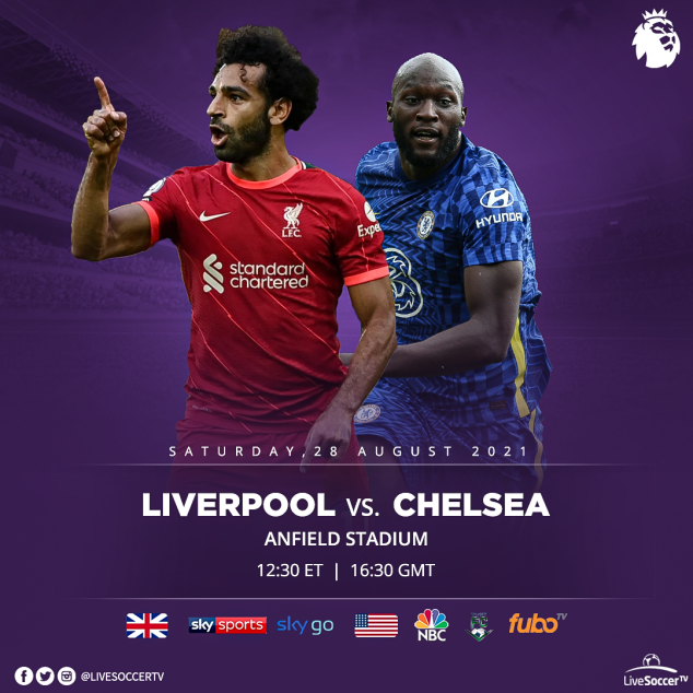 Liverpool, Chelsea, Broadcast Listings, English Premier League