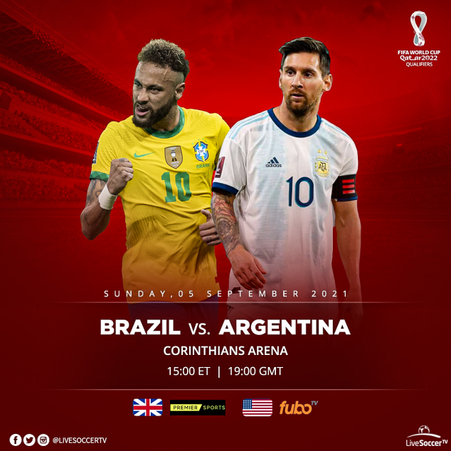 Brazil, Argentina, Broadcast Listings, FIFA World Cup Qualifying