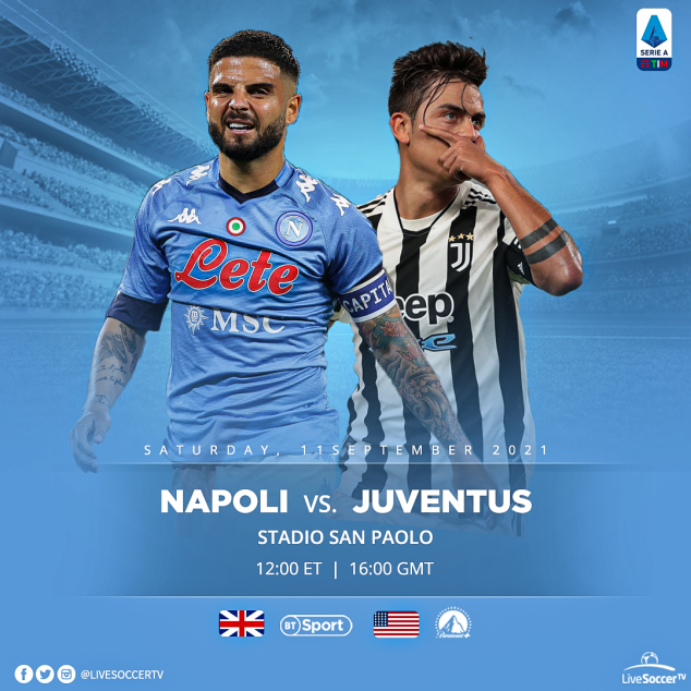 Napoli, Juventus, Serie A, Broadcast Listings