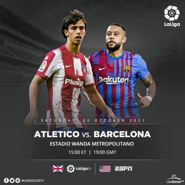 Atletico Madrid, Barcelona, La Liga, Broadcast Listings