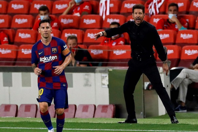Simeone admits trying to hire Messi this summer