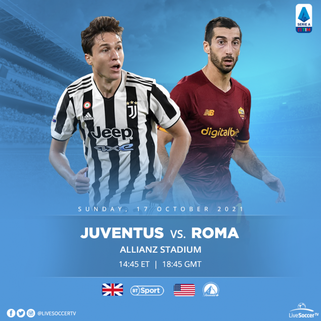 Juventus, Roma, Serie A, Broadcast Listings