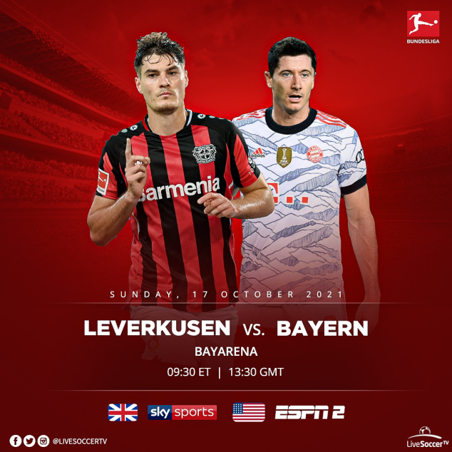 Bayer Leverkusen, Bayern Munich, Broadcast Listings, Bundesliga