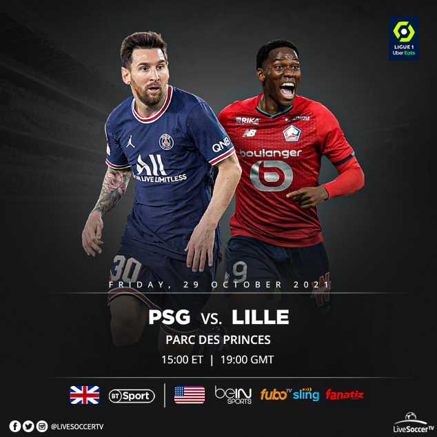 PSG, Lille, Broadcast Listings, Ligue 1