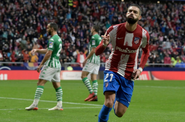 Carrasco helps fire Atletico past Real Betis