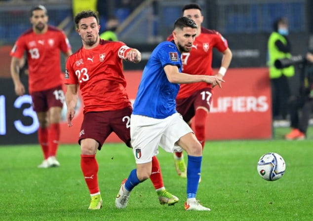 Jorginho misses late penalty to leave Italy's World Cup bid in balance