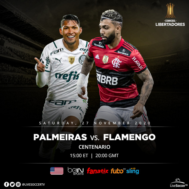 Palmeiras, Flamengo, Copa Libertadores Final, Broadcast Listings