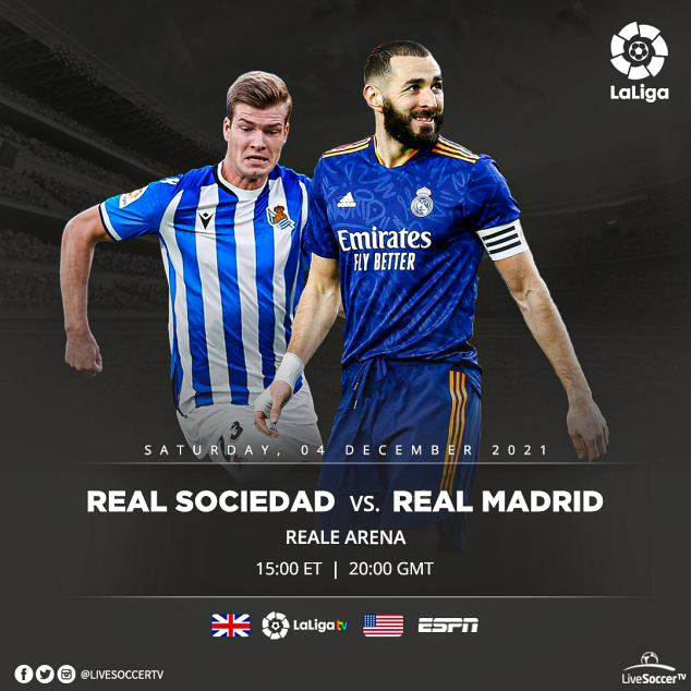 Real Sociedad, Real Madrid, Broadcast Listings, La Liga