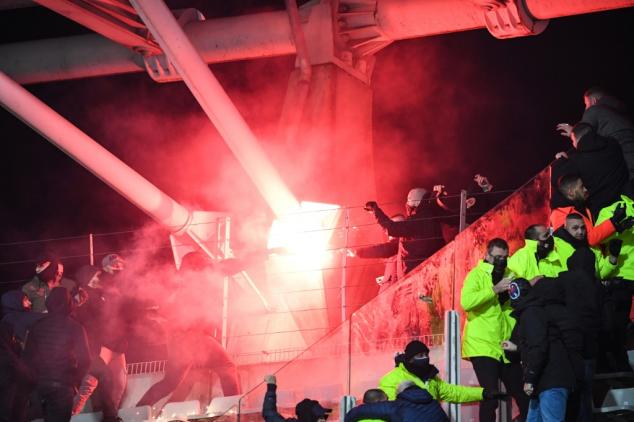 Paris FC and Lyon thrown out of French Cup for fan violence  