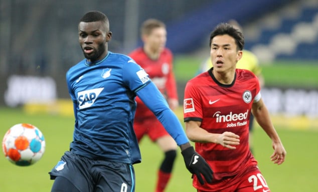 Bebou double lifts Hoffenheim to third in Germany