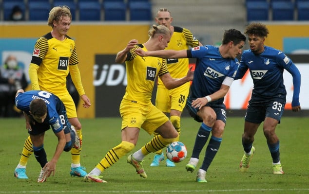 Haaland on the mark as Dortmund bounce back against Hoffenheim