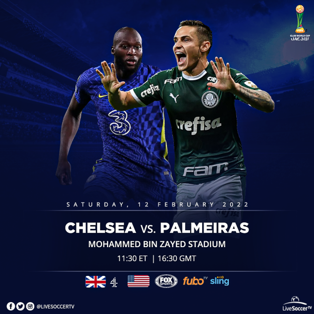 Chelsea, Palmeiras, FIFA Club World Cup Fina, Broadcast Listings, Where to watch