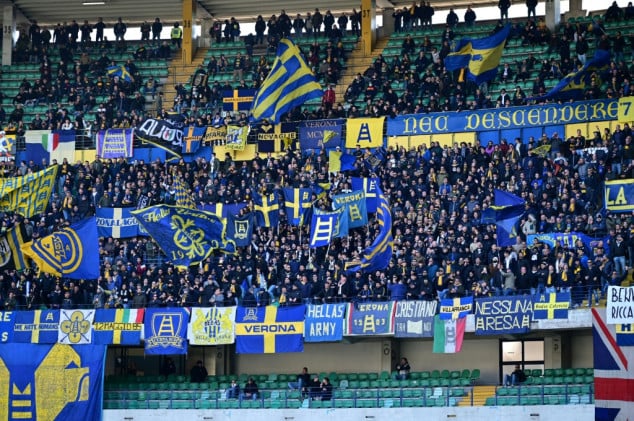 Verona hit with one-match stand closure after racist chants