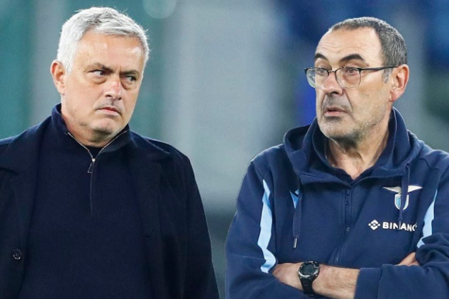 Mou makes snarky comment about Sarri