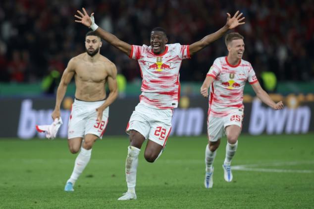 RB Leipzig win first German Cup trophy