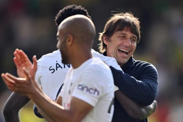 'Perfect day' for Conte as Spurs thrash Norwich to reach Champions League