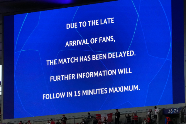 UEFA delays kick-off for Champions League Final