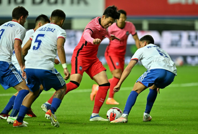 Son leads South Korea past depleted Chile in World Cup tune-up