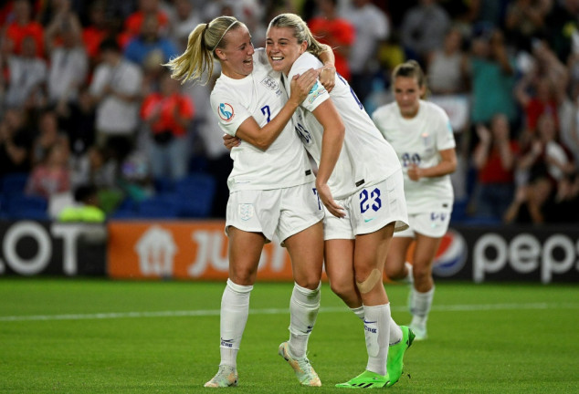 England recorded the biggest win in European Championship history as Beth Mead's hat-trick inspired an 8-0 demolition of Norway that booked the hosts' quarter-final place on Monday.