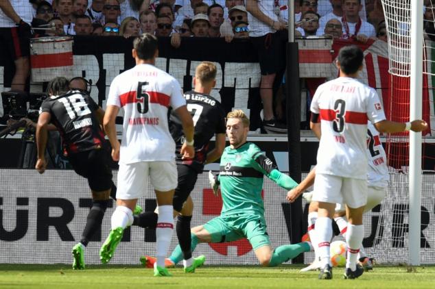 Allemagne: Leipzig tenu en échec à Stuttgart (1-1) pour son premier match de championnat