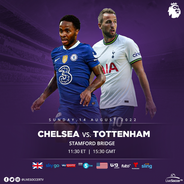 Chelsea, Tottenham, Broadcast Listings, English Premier League