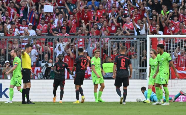 Allemagne: porté par Jamal Musiala, le Bayern domine Wolfsburg et conserve la tête