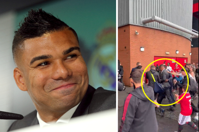 Watch: Crowd welcomes Casemiro at Old Trafford