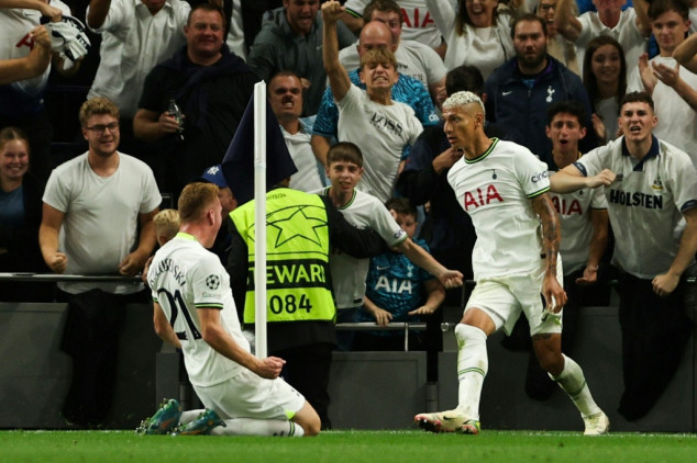 Richarlison scores first Spurs goals to sink Marseille