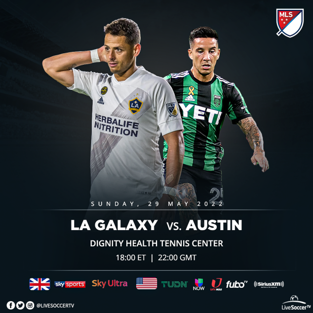 LA Galaxy, Austin, MLS, Broadcast Listings